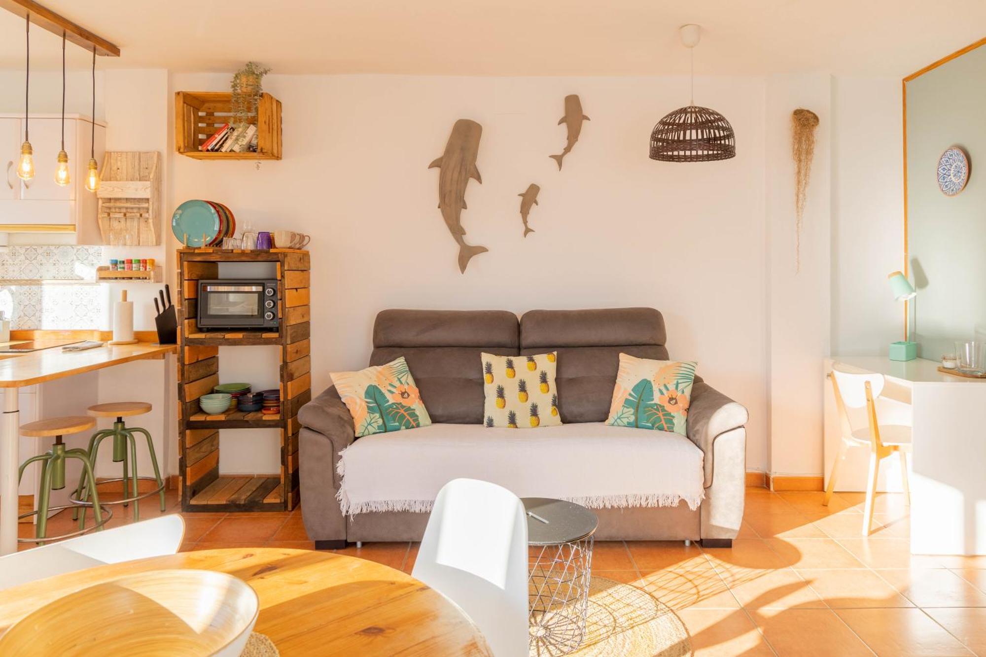 Tarifa Cozy House - Beach View & Balcony Ngoại thất bức ảnh